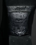 "HERMES" 90’s-00’s box calf H buckle loafers