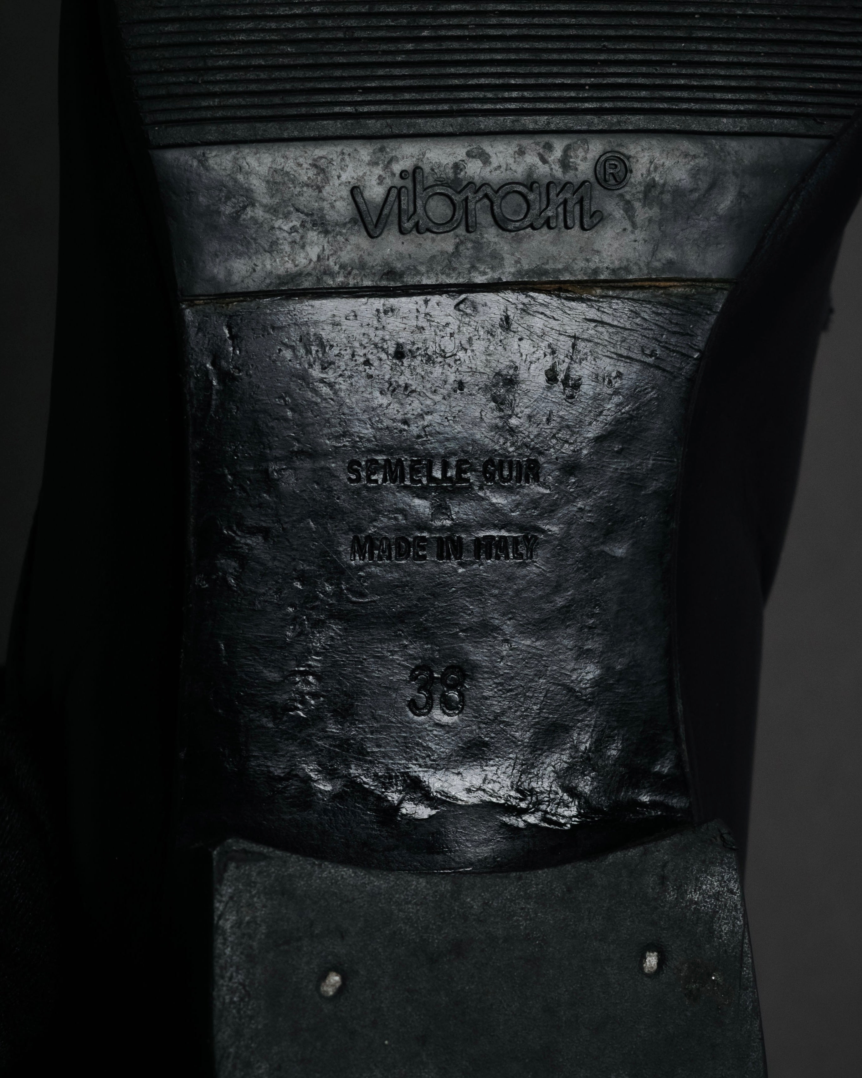 "HERMES" 90’s-00’s box calf H buckle loafers