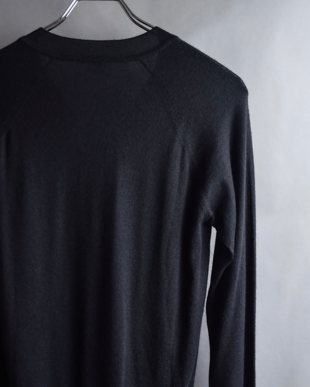 "HERMES" Cashmere silk blend V-neck knit
