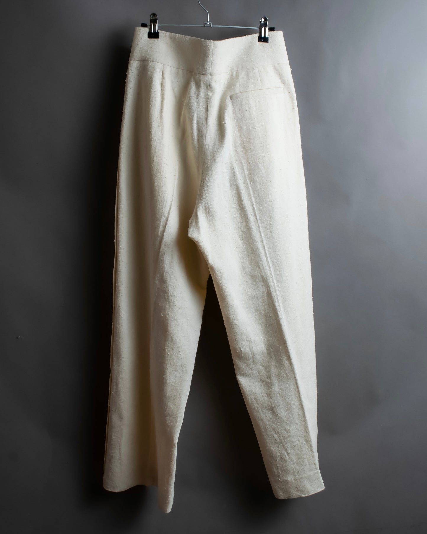 "JIL SANDER" Deep pleat wide tapered slacks