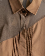 "N21 NUMEROVENTUNO" Switching design concealed shirt