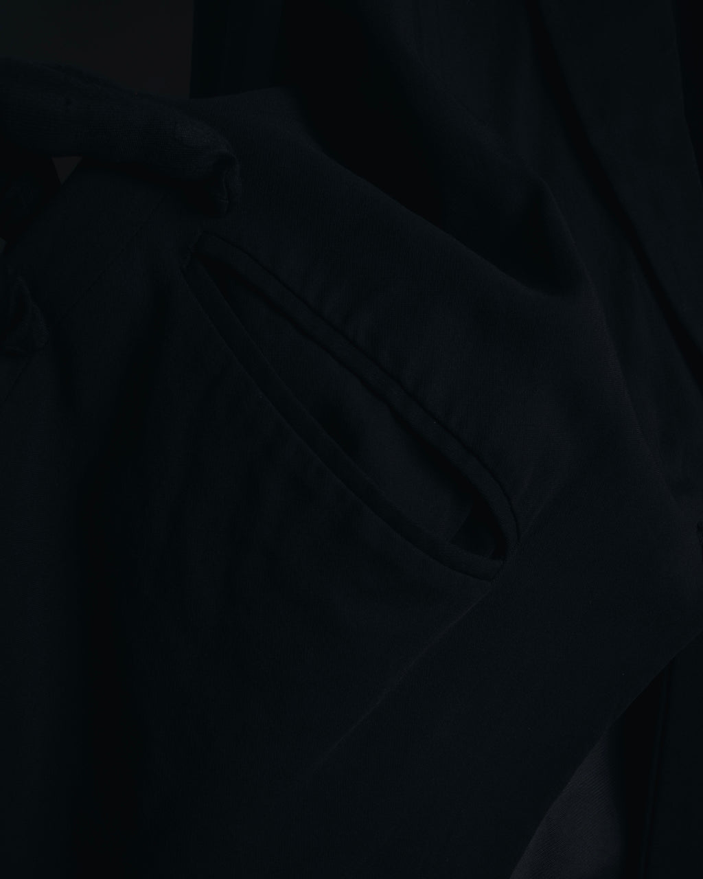 "ANN DEMEULEMEESTER" 90年代-00年代 流体人造丝原羊毛定制夹克