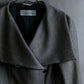 "Max Mara" 2way shape jacket & box pleated mid length skirt set up