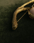 “KENZO” 80’s-90’s Sculptural branch pearl brooch