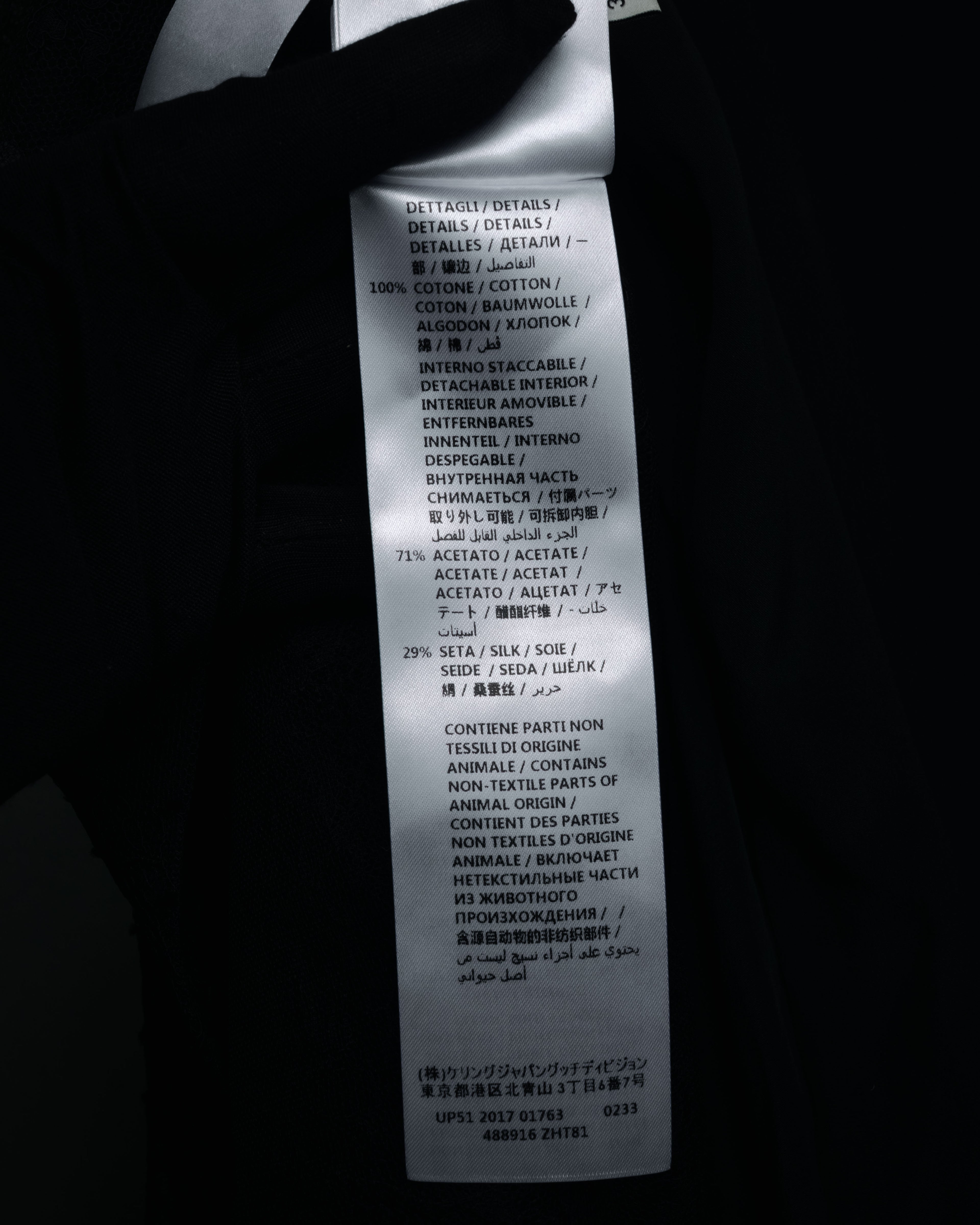 -SPECIAL- “GUCCI“ 2017-18 Fall winter lace bow blouse