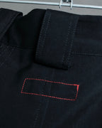 "Y's" Cargo pocket design sarouel silhouette, wool slacks