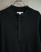 -MOOD Vintage Collections- 00’s Minimal black supima cotton knit