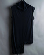 “Y’s 1998SS” Asymmetry designed high neck no sleeve top