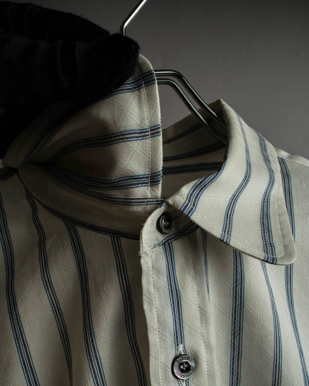"GUCCI" Diamond jacquard striped shirt