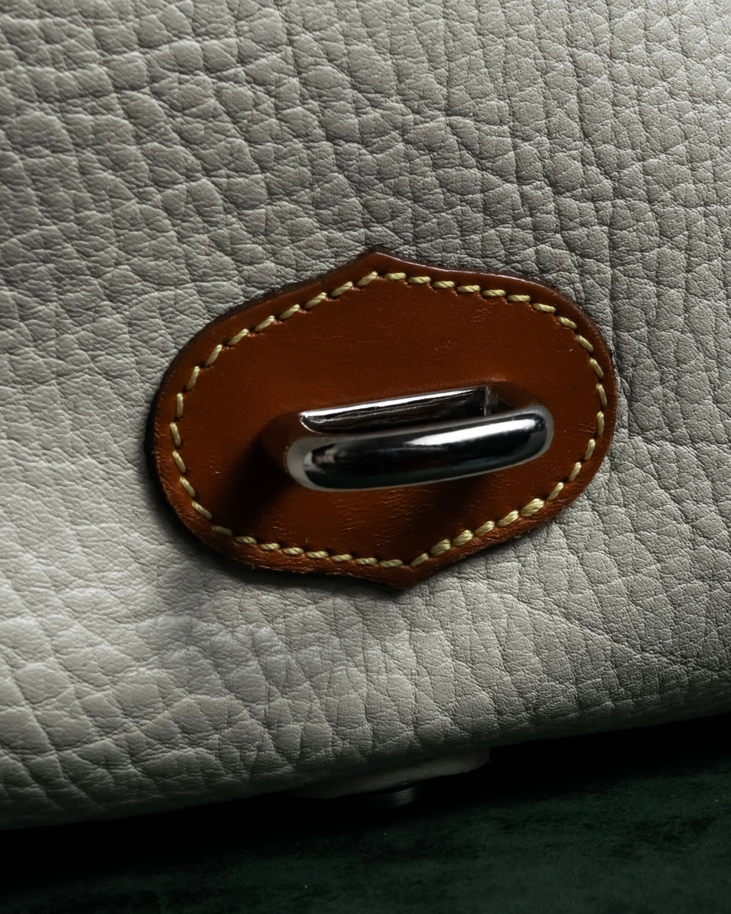 "Dooney & Bourke" Patch front design Two-tone leather shoulder bag