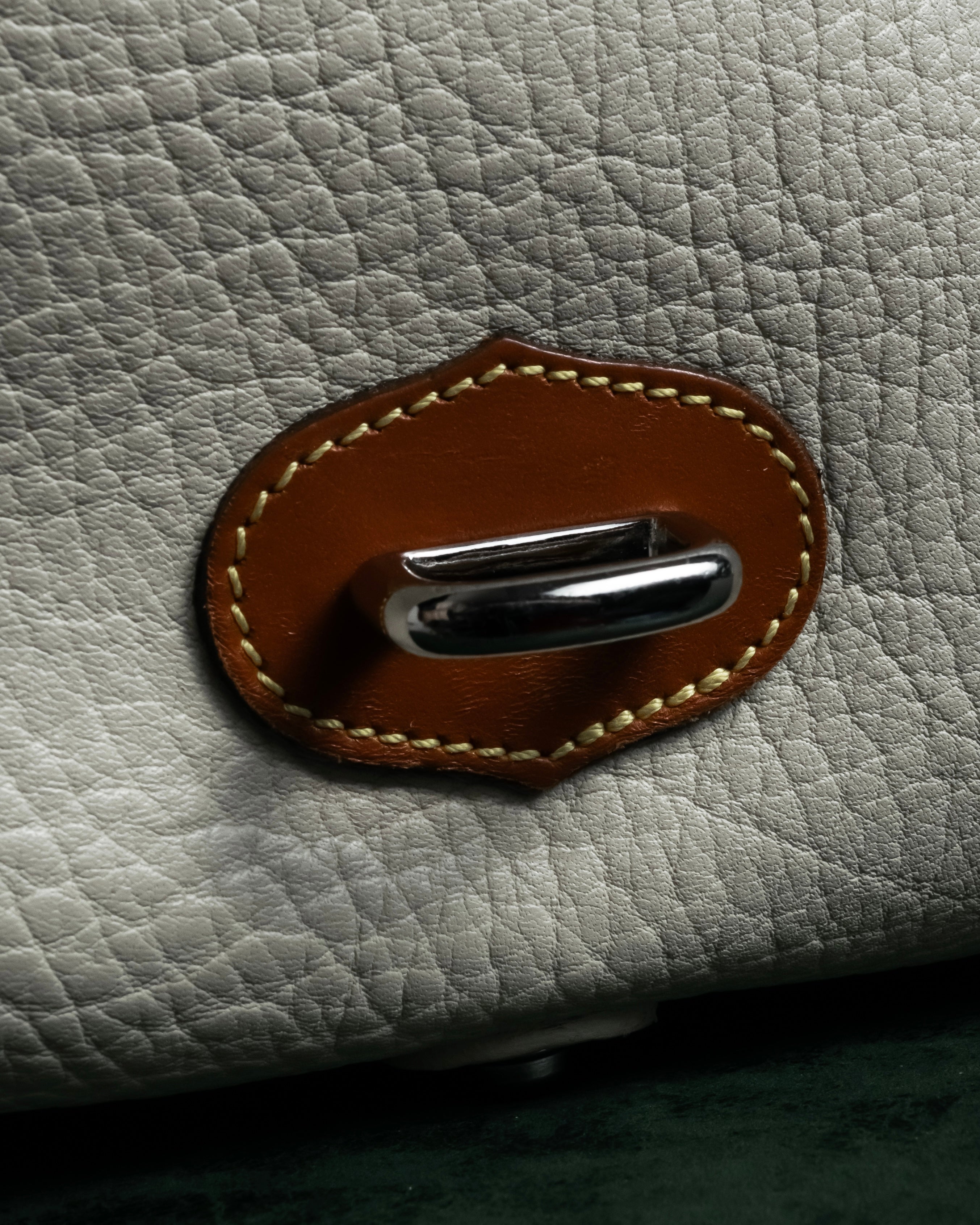 "Dooney & Bourke" Patch front design Two-tone leather shoulder bag