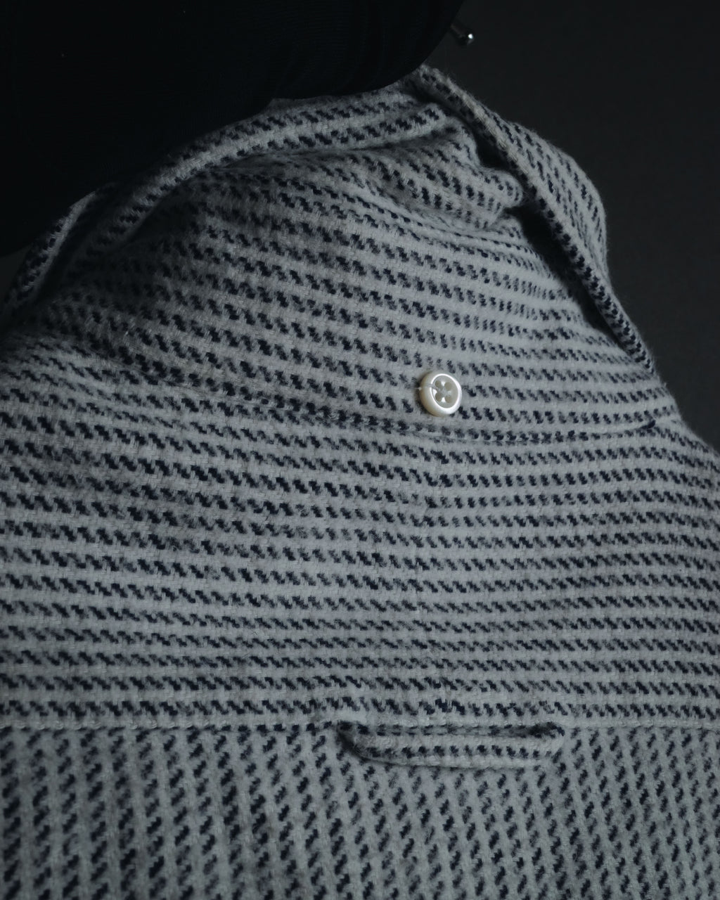 "THOM BROWNE" Micro patterned button-down shirt