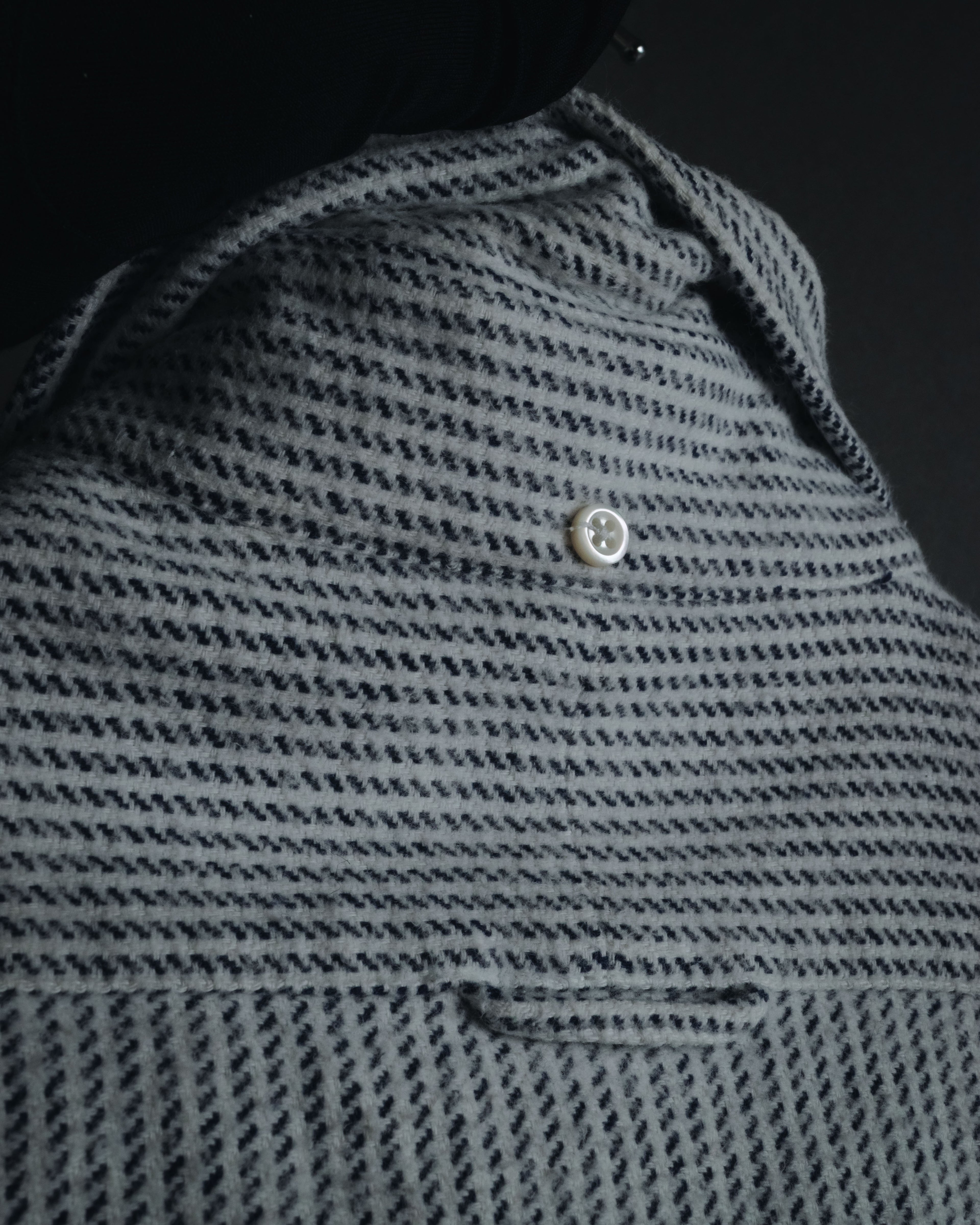 "THOM BROWNE" Micro patterned button-down shirt
