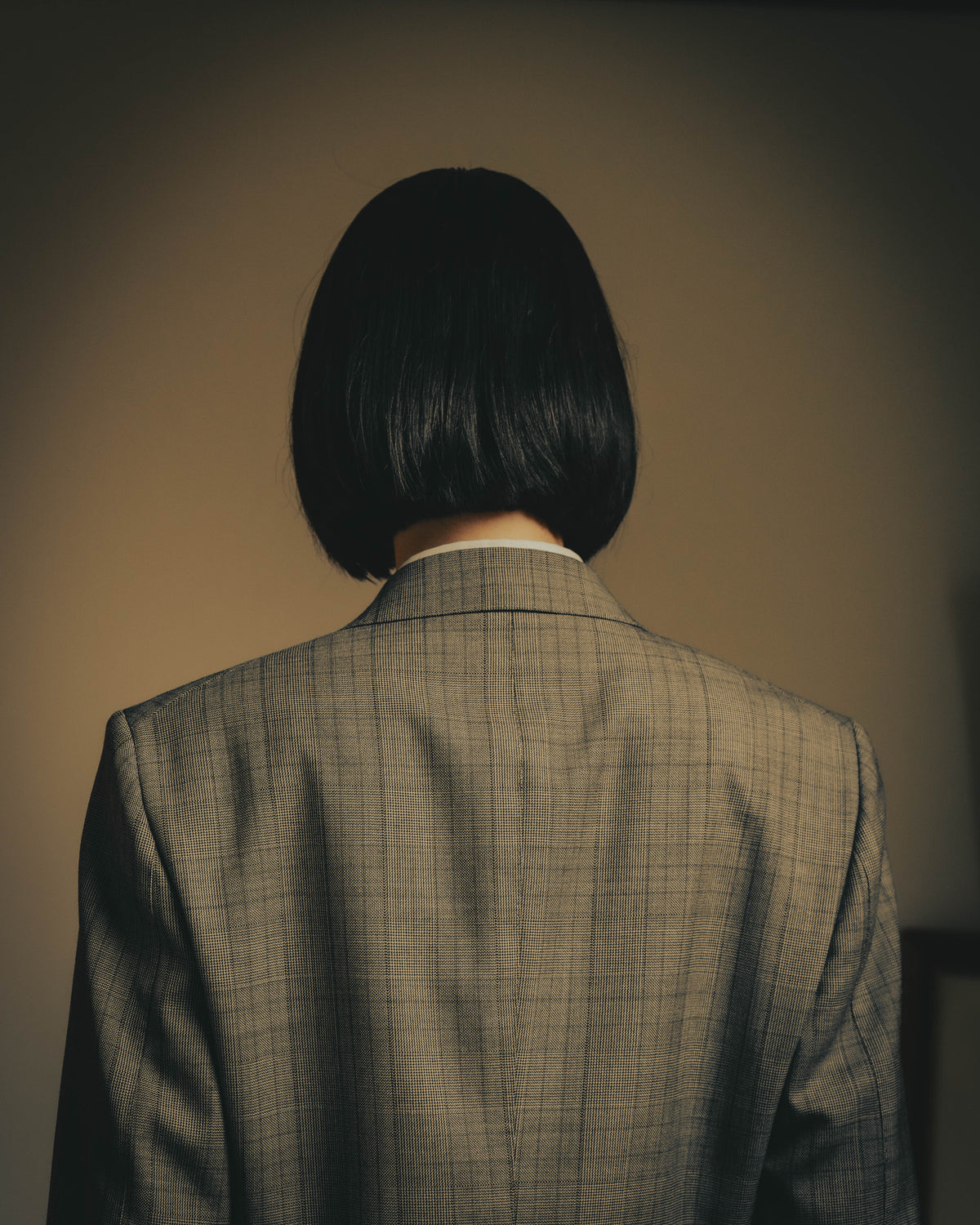 -SPECIAL- “GUCCI” 2019-2021 Glen check double-breasted wool suit