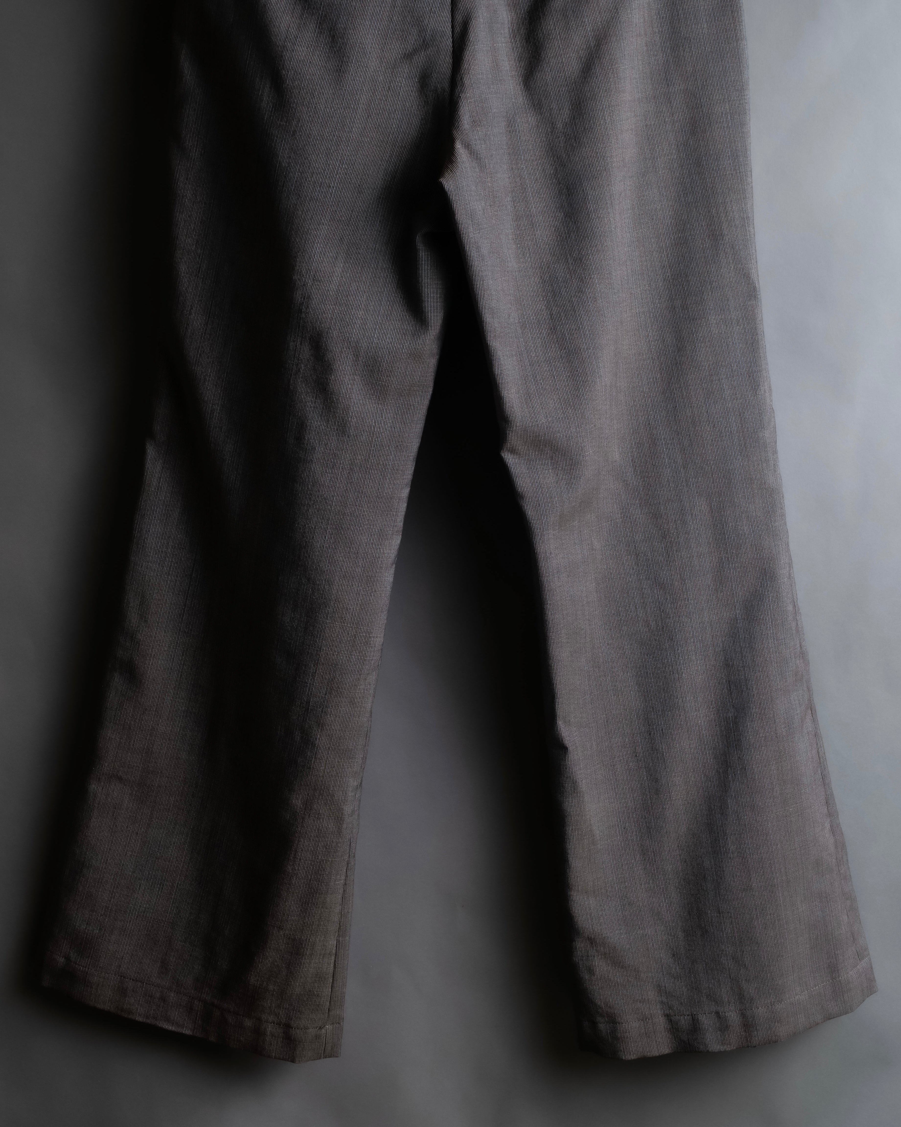"JUNYA WATANABE COMME des GARCONS" Greige color wide flare slacks