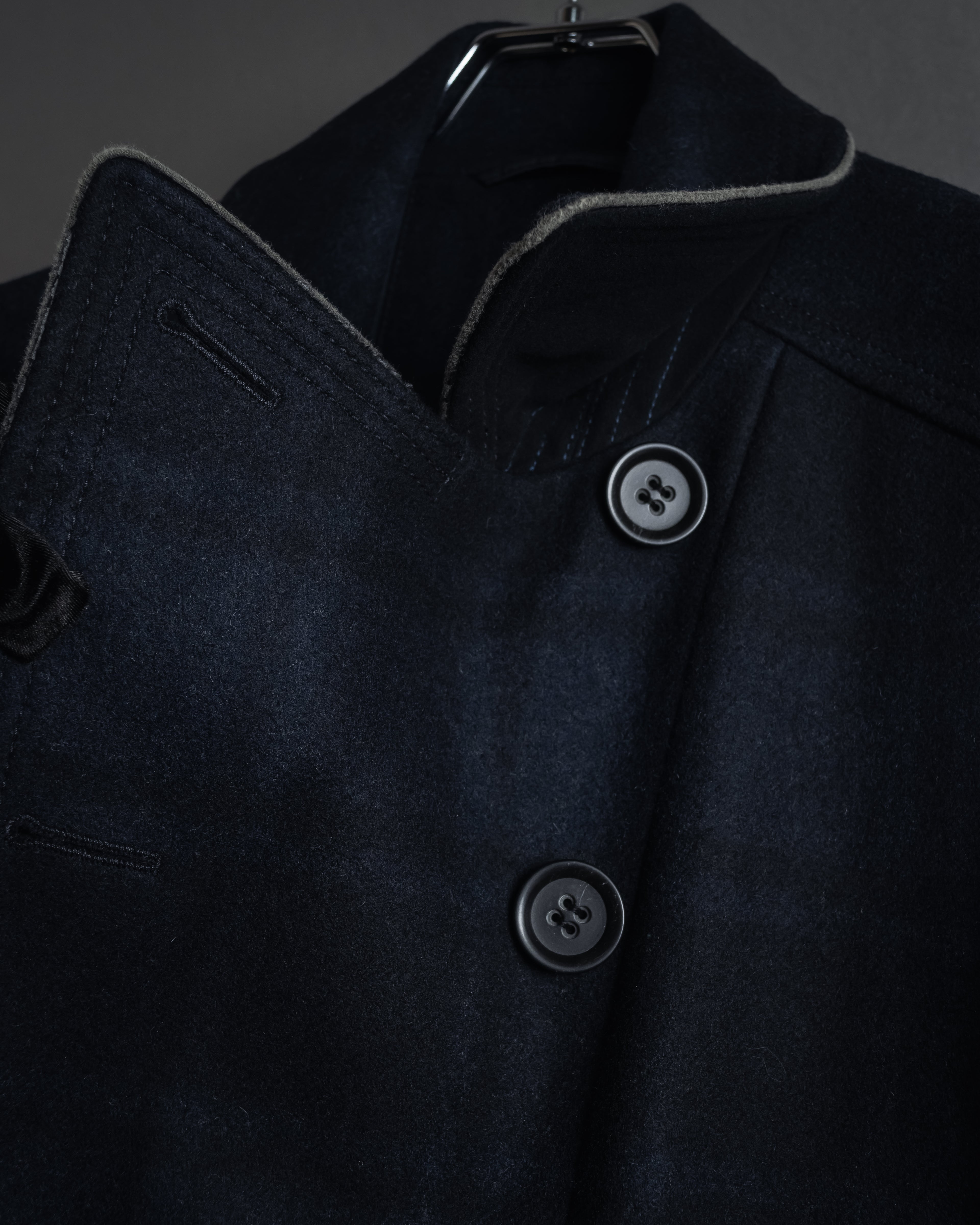 "HUGO BOSS" Double-breasted plaid coat