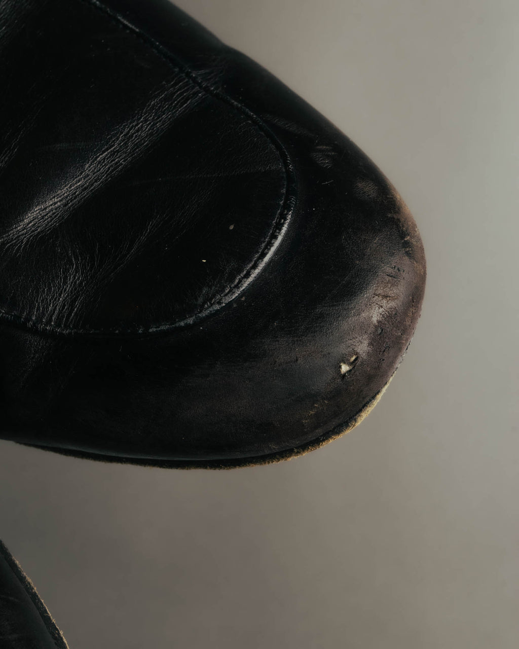 "GUCCI" 2010's Fur lined horsebit backless loafer