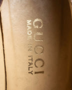 "GUCCI" Horsebit motif fringe design pumps