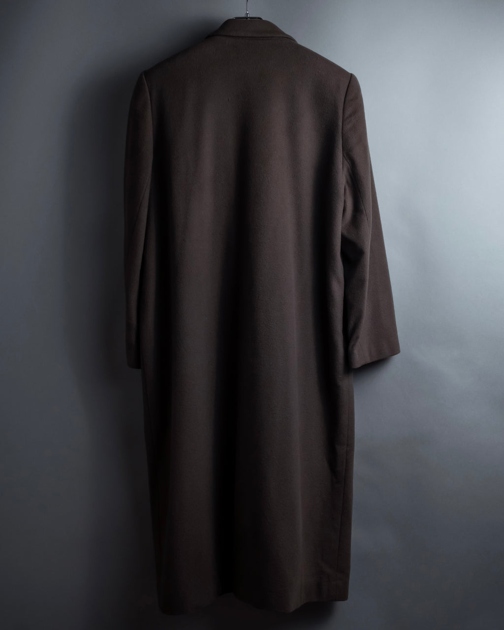 "Vintage 100% pure cashmere long chester coat"