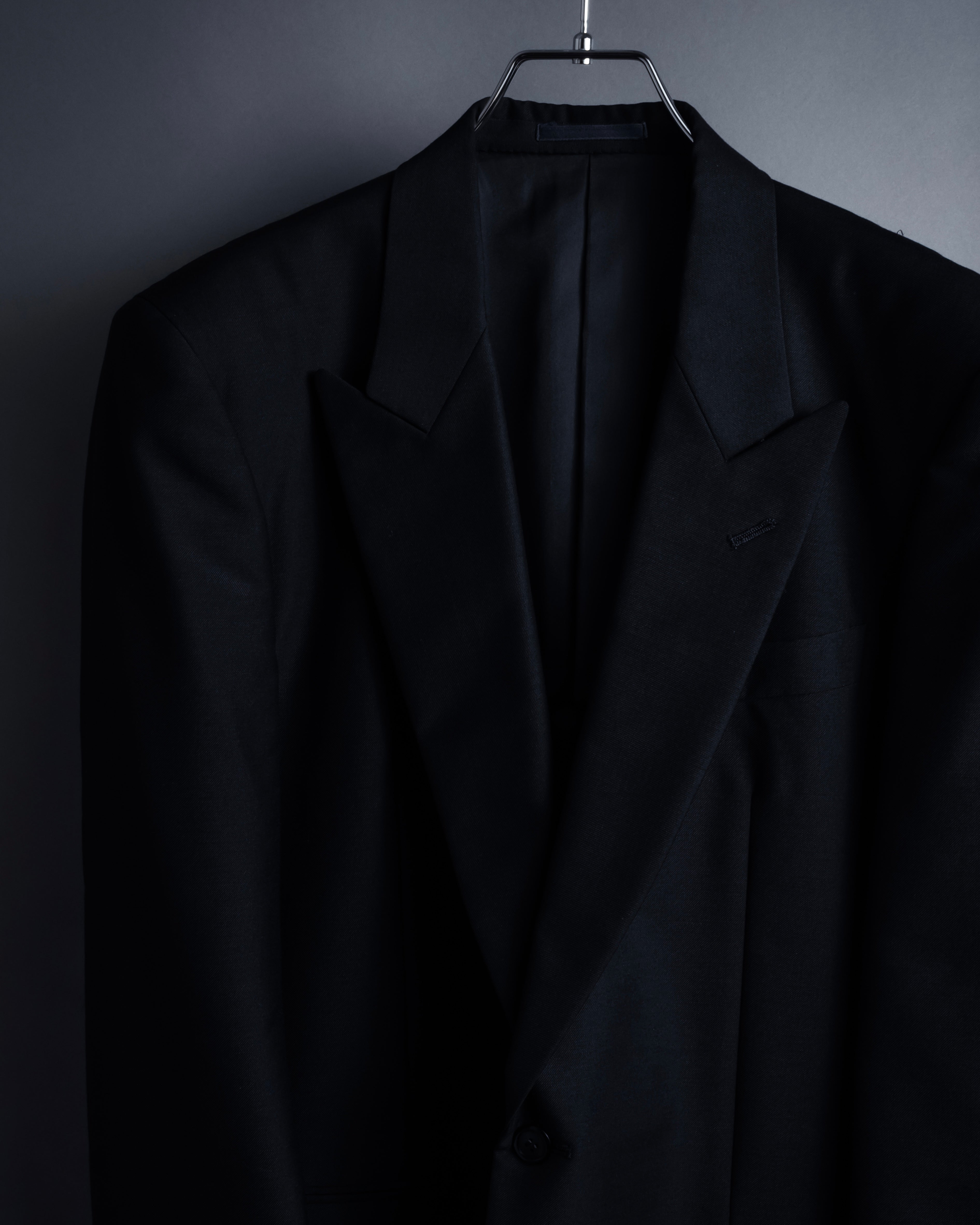 "YVES SAINT LAURENT" Strongly tailored shaped wool set up