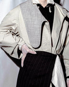 "LOEWE" Beautiful curved lapel raglan spring coat