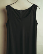 "HIROKO KOSHINO PRET" 90's-00's Elegant lace panel sleeveless maxi dress