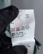 "UNDERCOVER" Raw edge frill design military-like shirt tunic