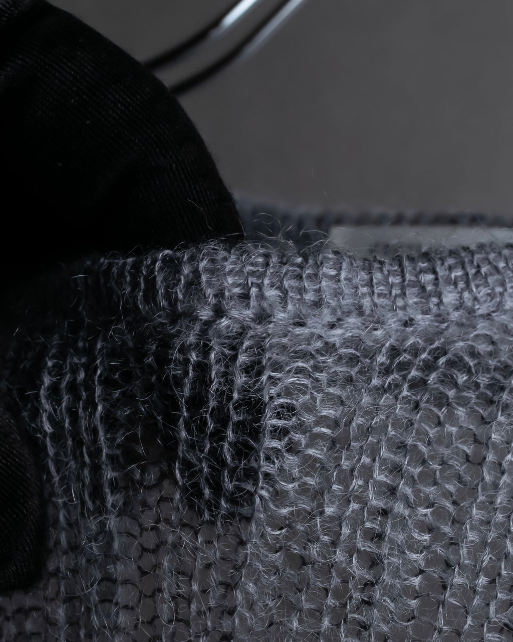 "CECILIE BAHNSEN" Drawcord design Hole detail ribbed knit