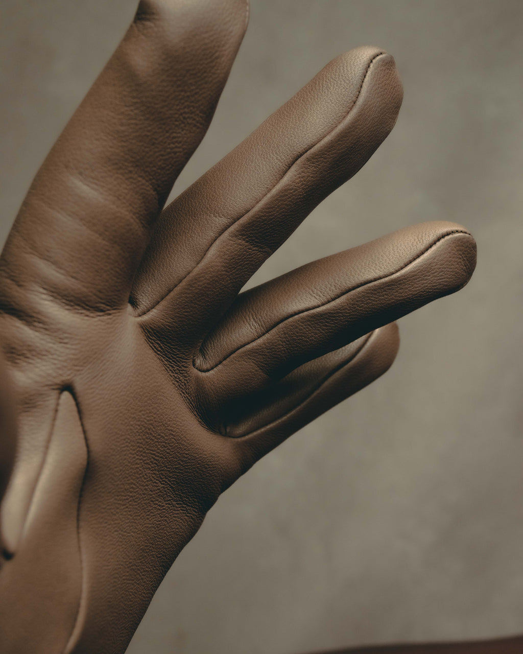 -SPECIAL- "Hermès" 20's Luxurious chain detailed lambskin leather gloves