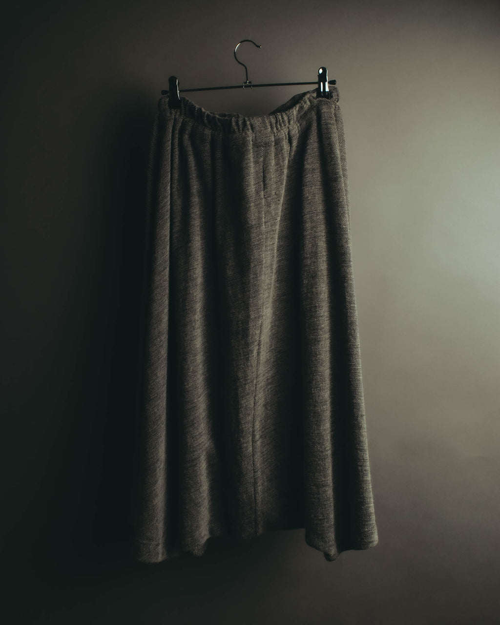 “Y’s” 09SS  Textured jersey drawstring long skirt
