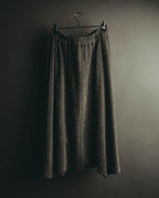 “Y’s” 09SS  Textured jersey drawstring long skirt