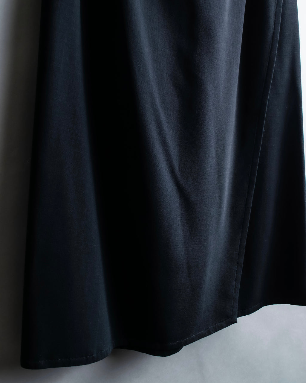 "HERMES" Button detailed flared midi skirt