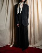 "POLO Ralph Lauren" Herringbone weave charcoal gray tailored jacket