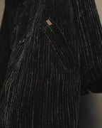 "Christian Dior" 80's-90's Classically tailored belted double-breasted coat