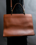 “BALENCIAGA” Le Dix 2 way hand bag