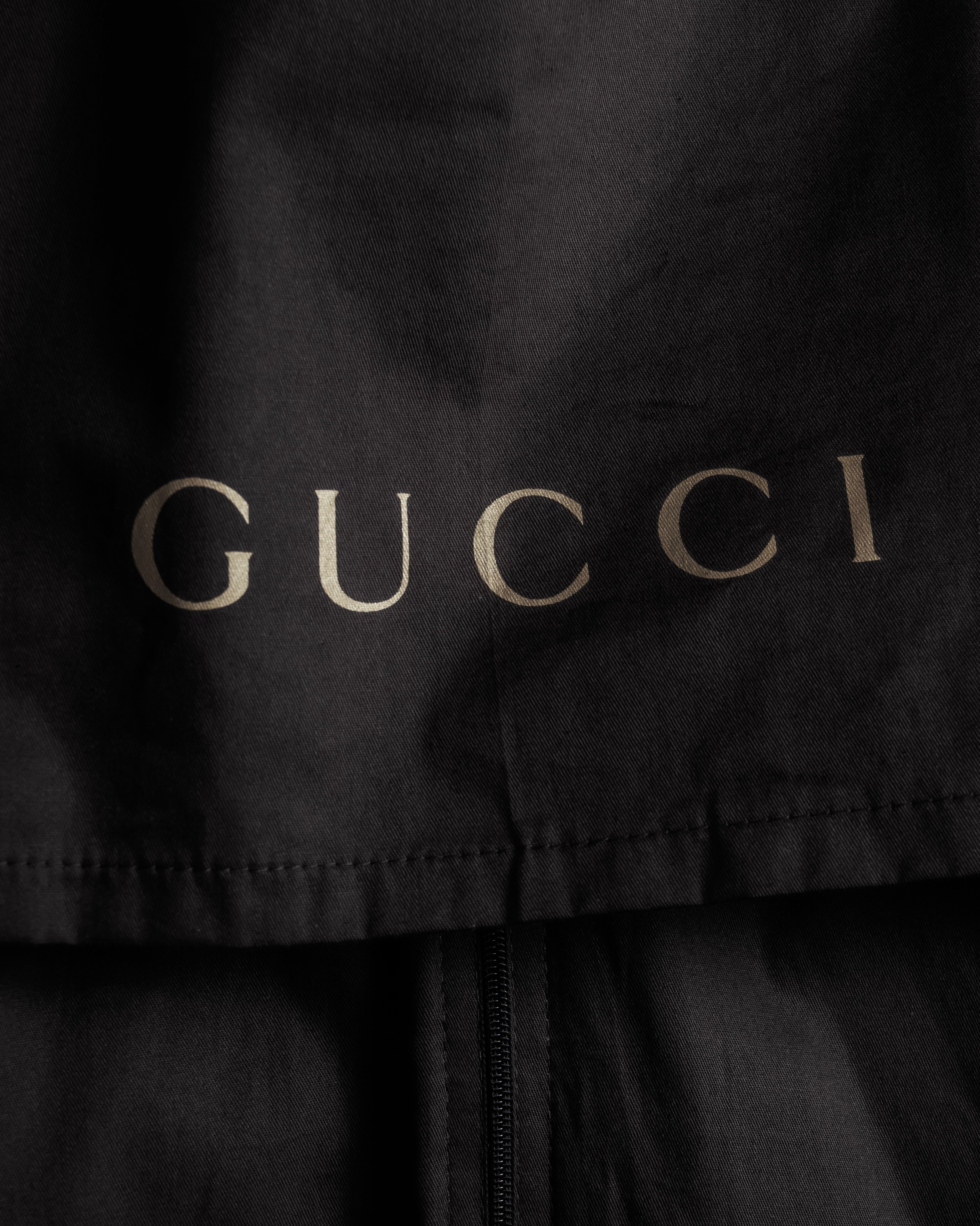 -SPECIAL- "GUCCI" 1998's-01's Tom Ford period beautiful faded suede long coat