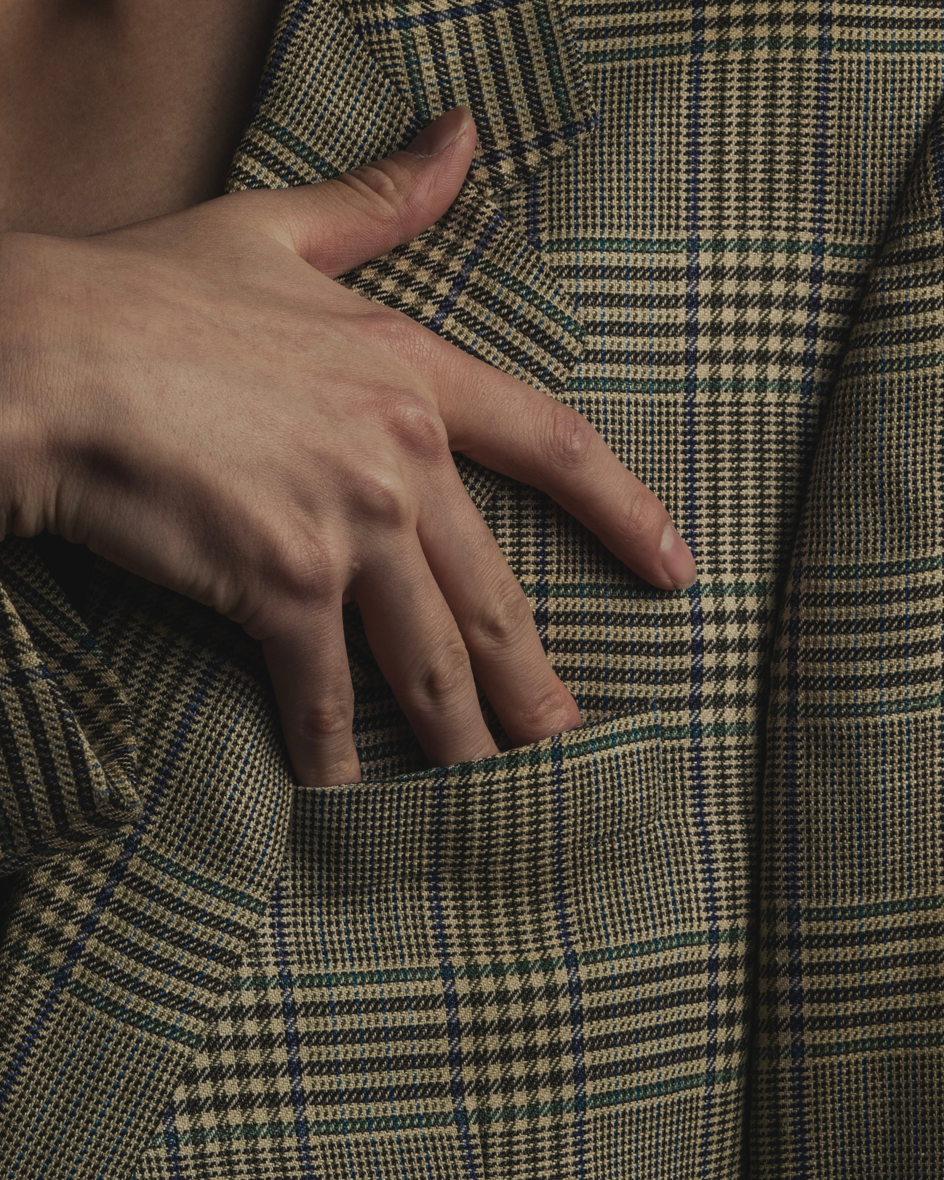 Chaqueta entallada de seda, lana y lino de los años 90 de "HERMES" Belvest