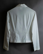 "CHANEL" 2005SS logo studs design shirt jacket