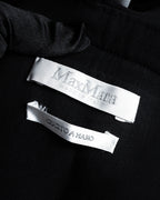"Max Mara" CUCITO A MANO silver tag hand-sewn tailored coat