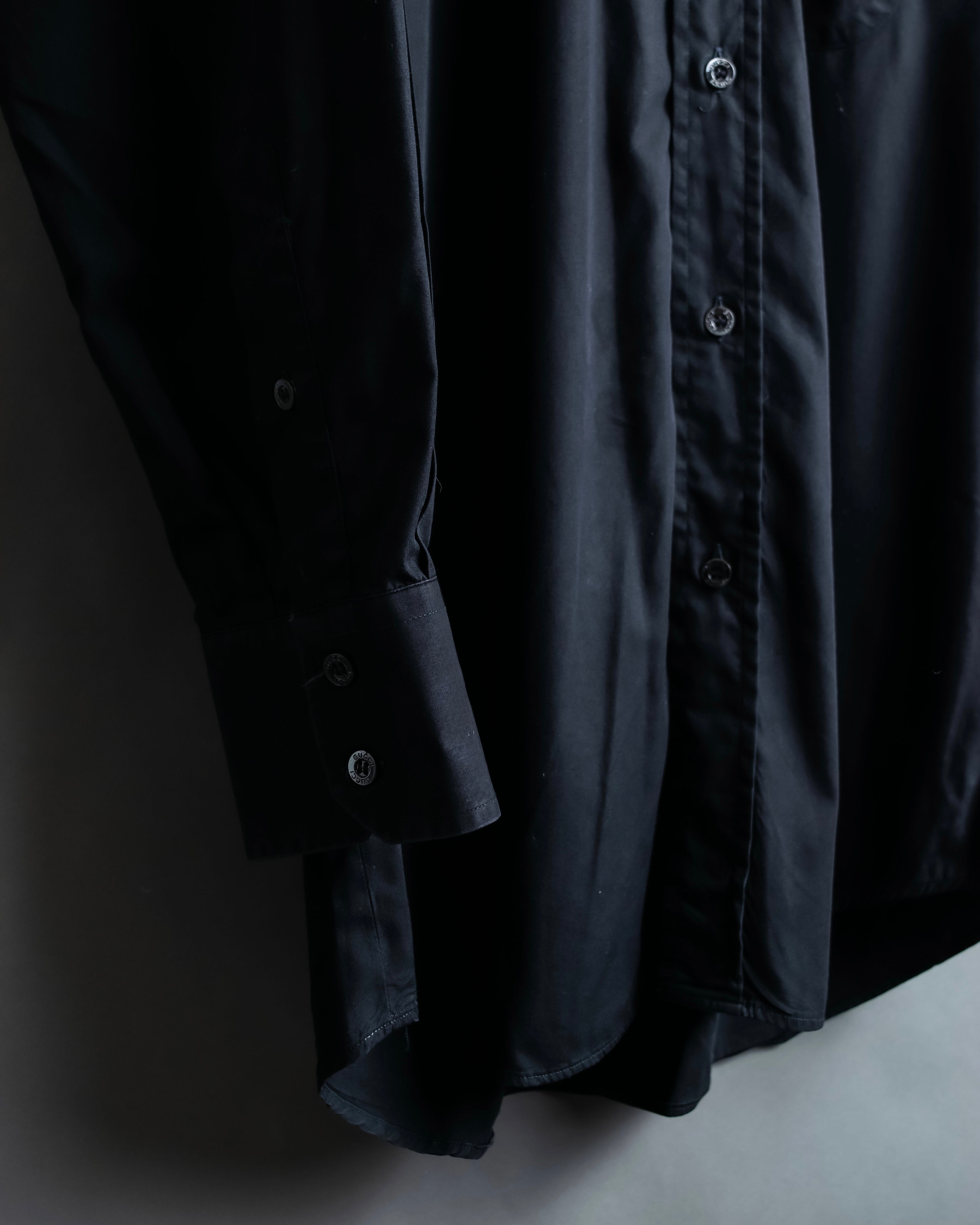 "GUCCI" Horizontal collar oversized shirt