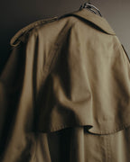 “BURBERRYS” 90’s classic cotton trench coat