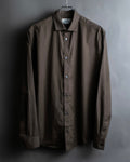 "HERMES" Mocha brown color oversized shirt