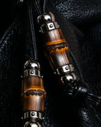 "GUCCI" Bamboo design combination chain shoulder leather bag