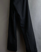 "Vintage high-waisted wide tapered slacks"