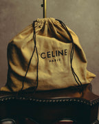 “CELINE” 90’s-00’s Ring lock leather shoulder bag
