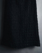 "tricot COMME des GARÇONS" 01AW textured tweed midi skirt