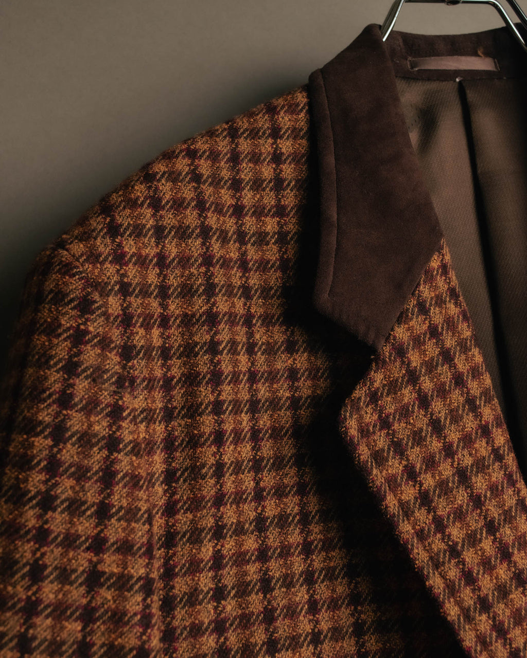 “Christian Dior Monsieur” 80’s-90’s houndstooth wool tailored jacket