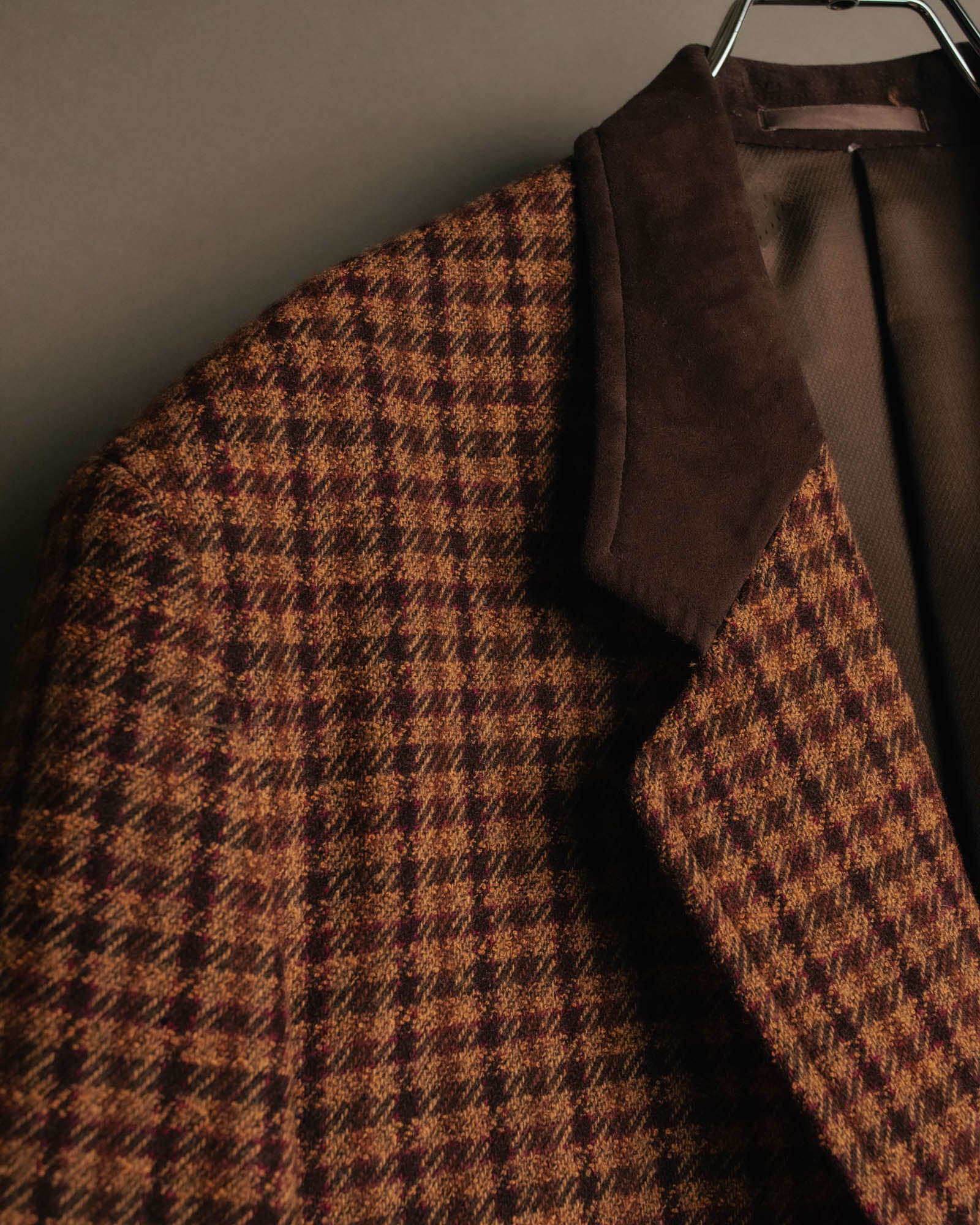 “Christian Dior Monsieur” 80’s-90’s houndstooth wool tailored jacket