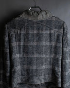 お取り置き分 "VALENTINO" Belted ruffle detail short jacket