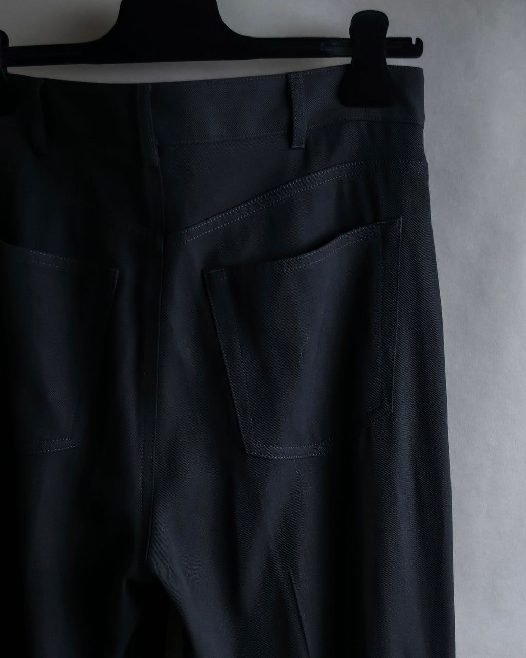 "BALENCIAGA" Beautiful draped full-length slacks